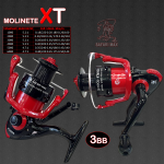 MOLINETES XT 3BB GRAFITE